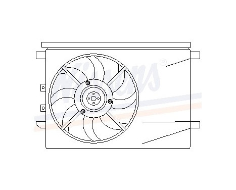 Fan, radiator 85564 Nissens, Image 5