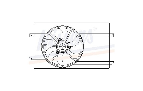 Fan, radiator 85593 Nissens, Image 6