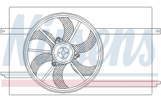 Fan, radiator 85593 Nissens, Image 7