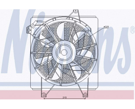 Fan, radiator 85622 Nissens, Image 7