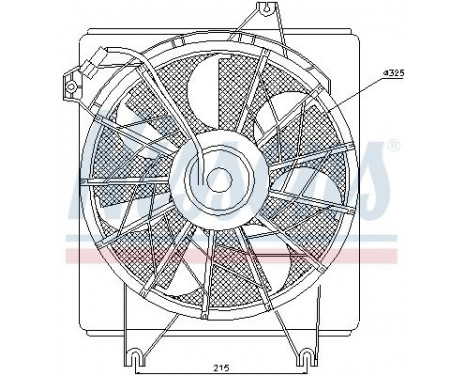 Fan, radiator 85622 Nissens, Image 6