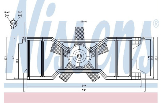 Fan, radiator 85630 Nissens, Image 6
