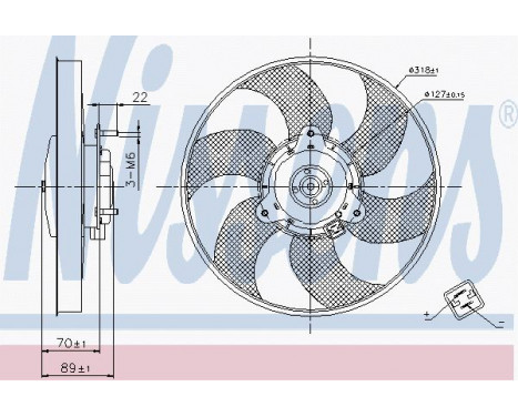 Fan, radiator 85658 Nissens, Image 6