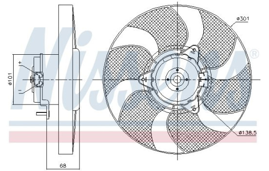 Fan, radiator 85900 Nissens, Image 6