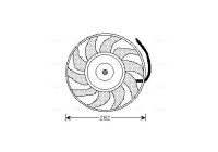 Fan, radiator AI7502 Ava Quality Cooling