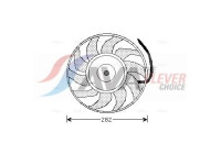 Fan, radiator AI7502 Ava Quality Cooling
