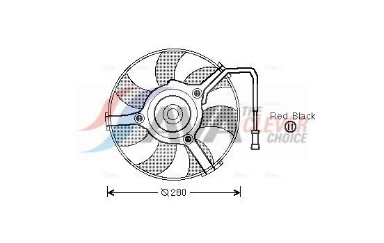 Fan, radiator AI7504 Ava Quality Cooling
