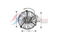 Fan, radiator AI7507 Ava Quality Cooling