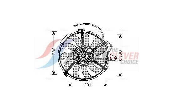 Fan, radiator AI7507 Ava Quality Cooling