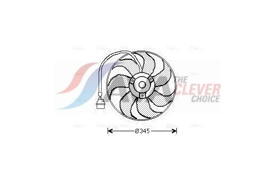 Fan, radiator AI7509 Ava Quality Cooling