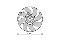 Fan, radiator AI7512 Ava Quality Cooling