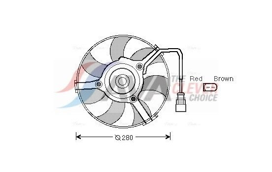 Fan, radiator AI7516 Ava Quality Cooling