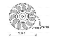 Fan, radiator AI7517 Ava Quality Cooling