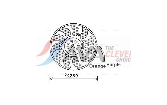Fan, radiator AI7517 Ava Quality Cooling