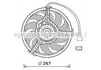 Fan, radiator AI7518 Ava Quality Cooling