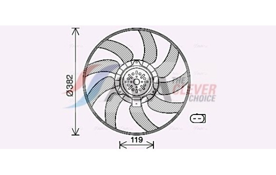 Fan, radiator AI7519 Ava Quality Cooling