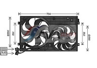 Fan, radiator AI7526 Ava Quality Cooling