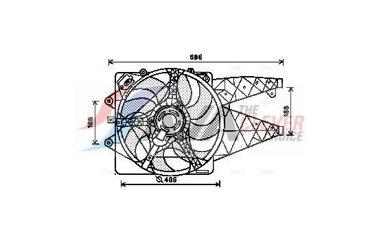 Fan, radiator AL7514 Ava Quality Cooling