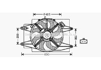 Fan, radiator AL7515 Ava Quality Cooling