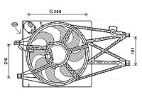 Fan, radiator AL7520 Ava Quality Cooling