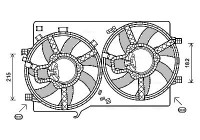 Fan, radiator AL7521 Ava Quality Cooling