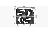 Fan, radiator AL7529 Ava Quality Cooling