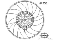 Fan, radiator BEHR CFF 33 000S Mahle