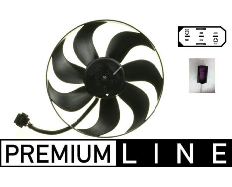 Fan, radiator BEHR *** PREMIUM LINE *** CFF 14 000P Mahle