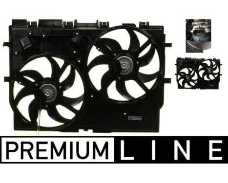 Fan, radiator BEHR *** PREMIUM LINE *** CFF 229 000P Mahle, Image 2