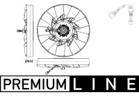 Fan, radiator BEHR *** PREMIUM LINE *** CFF 478 000P Mahle