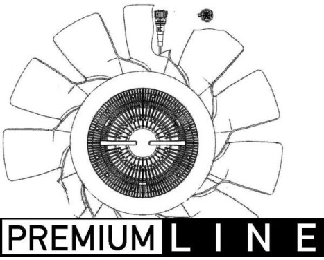 Fan, radiator BEHR *** PREMIUM LINE *** CFF 495 000P Mahle, Image 2