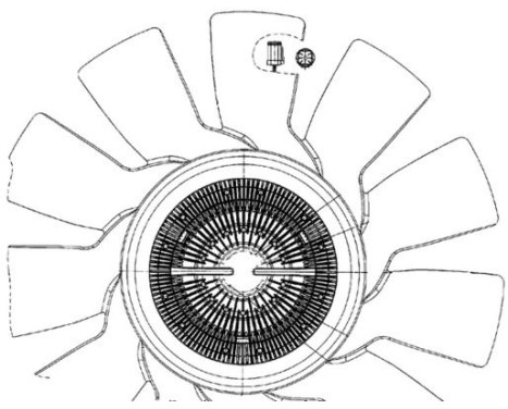 Fan, radiator BEHR *** PREMIUM LINE *** CFF 497 000P Mahle
