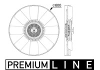 Fan, radiator BEHR *** PREMIUM LINE *** CFF 519 000P Mahle