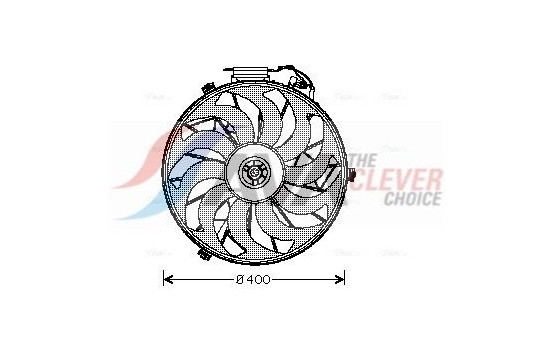 Fan, radiator BW7507 Ava Quality Cooling
