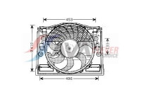 Fan, radiator BW7513 Ava Quality Cooling