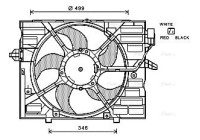 Fan, radiator BW7530 Ava Quality Cooling