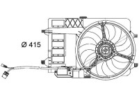 Fan, radiator CFF 29 000S Mahle