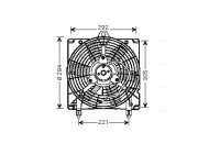 Fan, radiator CN7517 Ava Quality Cooling