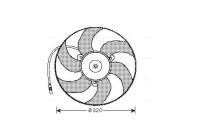 Fan, radiator CN7519 Ava Quality Cooling