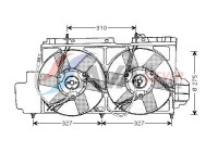 Fan, radiator CN7520 Ava Quality Cooling