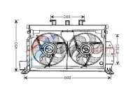 Fan, radiator CN7521 Ava Quality Cooling