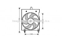 Fan, radiator CN7524 Ava Quality Cooling