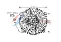 Fan, radiator CN7526 Ava Quality Cooling