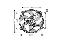 Fan, radiator CN7528 Ava Quality Cooling