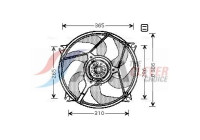 Fan, radiator CN7529 Ava Quality Cooling