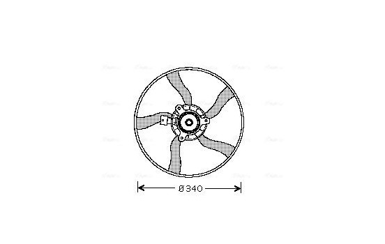 Fan, radiator CN7532 Ava Quality Cooling