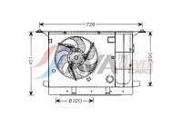 Fan, radiator CN7537 Ava Quality Cooling