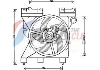 Fan, radiator CN7547 Ava Quality Cooling