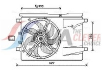 Fan, radiator CN7549 Ava Quality Cooling