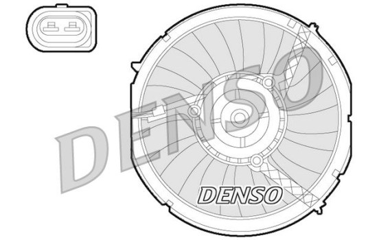 Fan, radiator DER02003 Denso